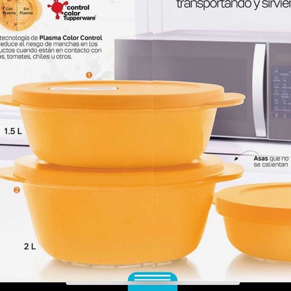 Tupperware Crystal Flash Containers Set of 3 - Picture 6 of 10